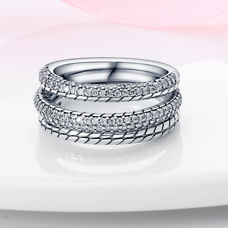 Корона Принцесса Тиара Кольца Сверкающее Сердце Любви оригинальные S925 Кольца для Женщин Обручальные Ювелирные Изделия Юбилейная оптовая продажа