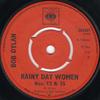 7inch Record BOB DYLAN - Rainy Day Women Nos. 12 & 35 202307 CBS 1966 UK Rock Used