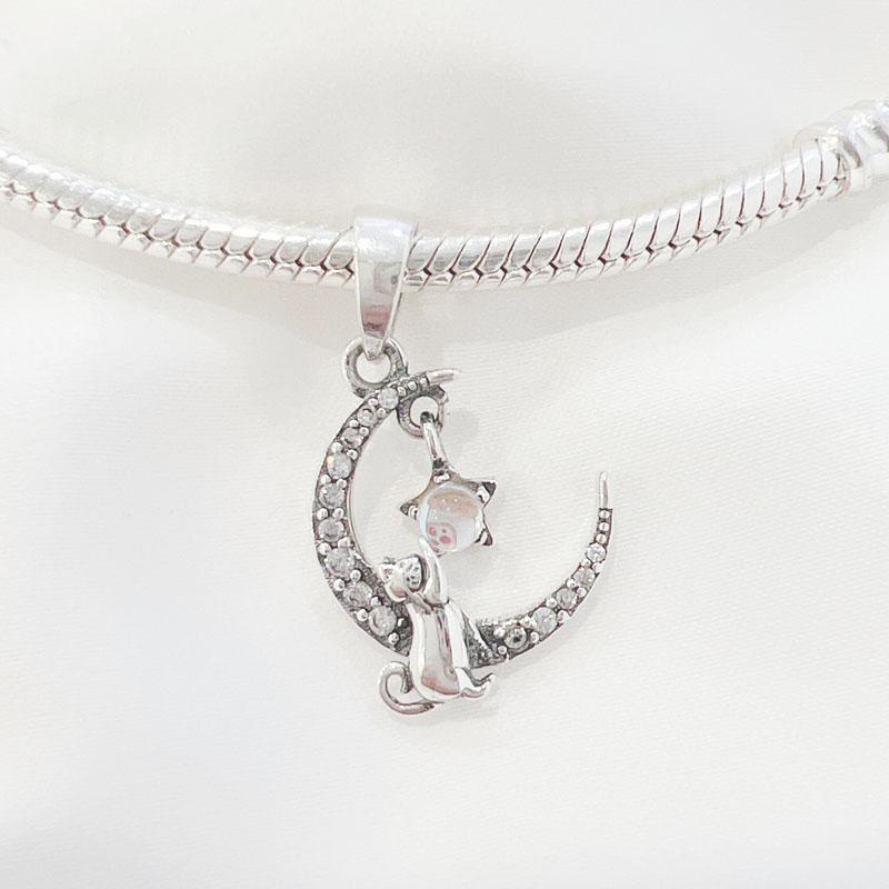 Новый S925 посеребренный Me Series из бисера Love Clover Star Подвеска подходит для оригинального браслета для женщин Diy Jewelry