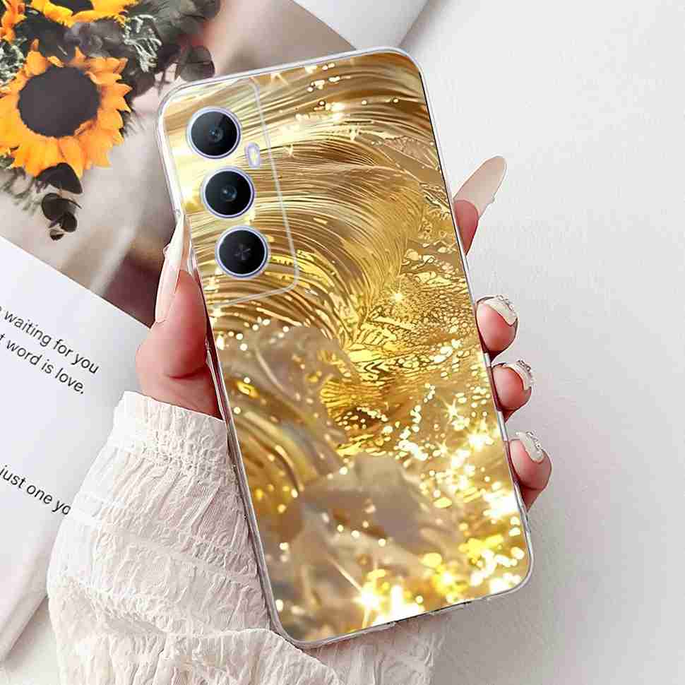 For Realme C65 4G 2024 Case Soft Silicone Colorful Butterfly Cover Case For Realme C 65 C65 Fundas RMX3910 Full Protective Case