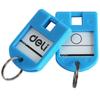 Deli Colored Plastic Key Tags