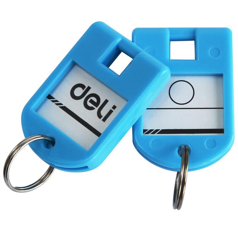 Deli Colored Plastic Key Tags