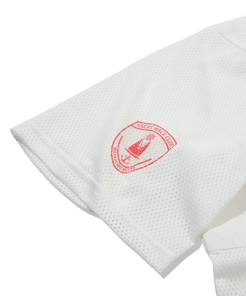 PENFIELD Регата Челленджер Сетчатая майка с коротким рукавом Белый_Fs2Kt100