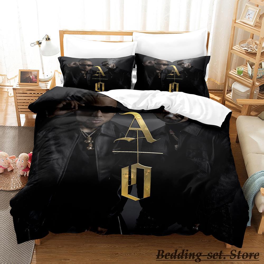 Anuel Aa Real Hasta La Bedding Set Single Twin Full Queen King Size Bed Set Aldult Kid Bedroom Duvetcover Sets Parure De Lit