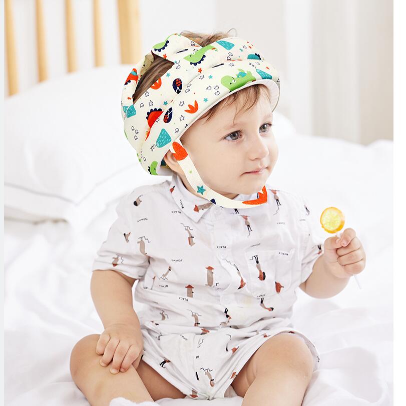 Защитная шапка для головы малыша. Подходит для детей от 10 до 36 м. Учитесь ходить, чтобы не ударяться. Чистый хлопок. Удобен. Дышащий. Легкий.