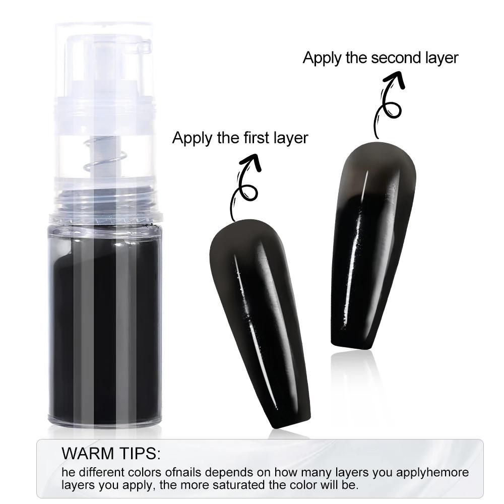 12 цветов Быстрый Омбре Спрей Акриловая Пудра для Ногтей Неоновый Градиент Пастель с Потрясающим Эффектом Профессиональная Пудра для Погружения Ногтей