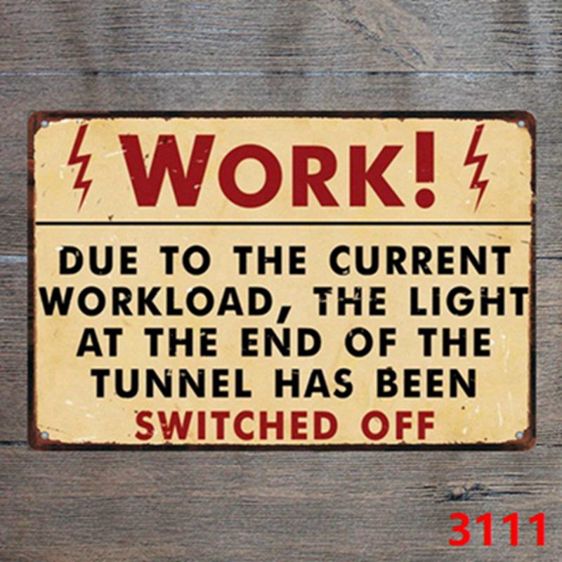 Custom Gun Humor Tin Sign for Restaurant, Bar, or KTV Decor