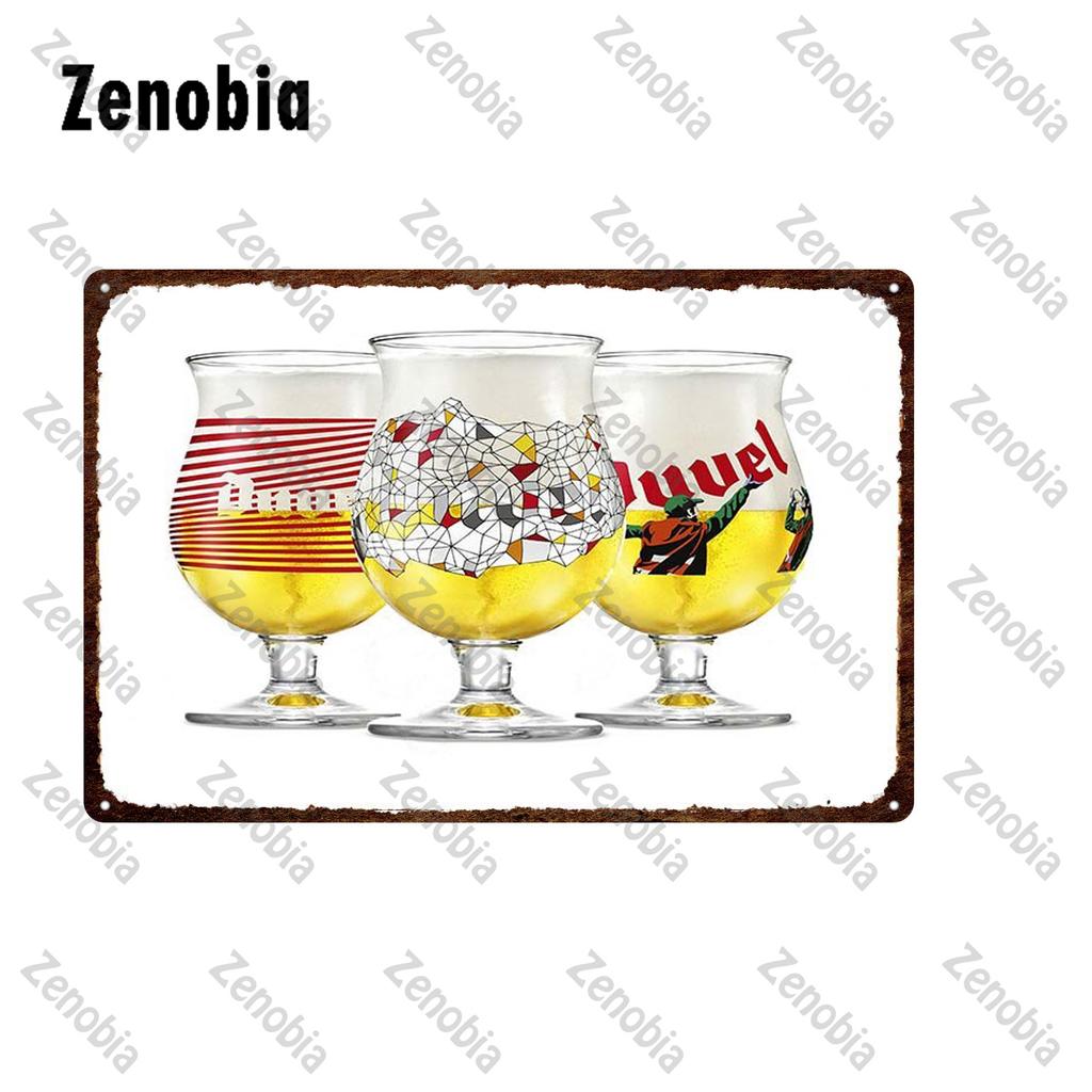 Beer Metal Sign Poster Wine Plate Vintage Plaque La Chouffe Metal Poster Wall Stickers Decorative Tin Platesign Bar Pub Decor