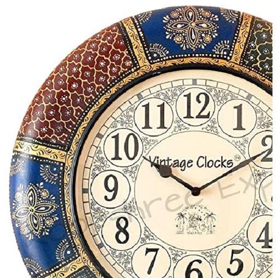 Деревянные настенные часы ручной работы / 16 дюймов (40 См'С)