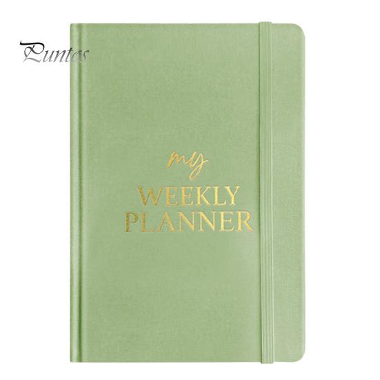 Еженедельный планировщик на 2025 год с почасовыми временными интервалами, ежемесячная/еженедельная книга встреч, круглогодичная организация, бархатная обложка