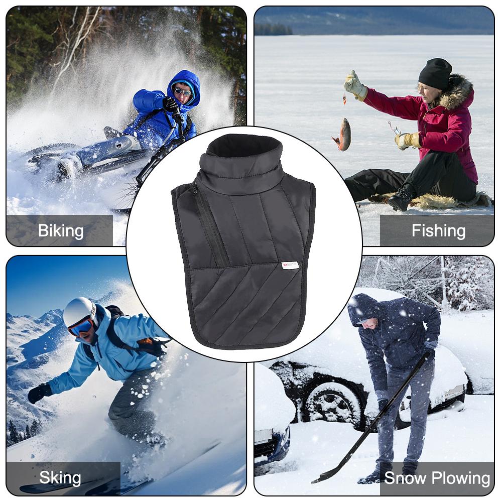 Ветрозащитный Утепленный Шарф Сохраняющий Тепло Шарф для Шеи Мотоциклист Райдер Защита Груди и Шеи Нагрудники Мотоциклетный Зимний Термальный Воротник