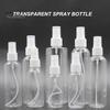 10Pcs/Set Transparent Spray Bottle Fine Mist Store Liquid Mini Travel Empty Portable Handwashing Bottle