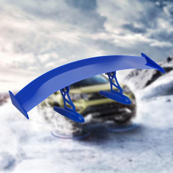 Мини-крошечный спойлер на багажник без перфорации, самоклеящийся сплошной цвет, универсальный автомобильный задний хвост