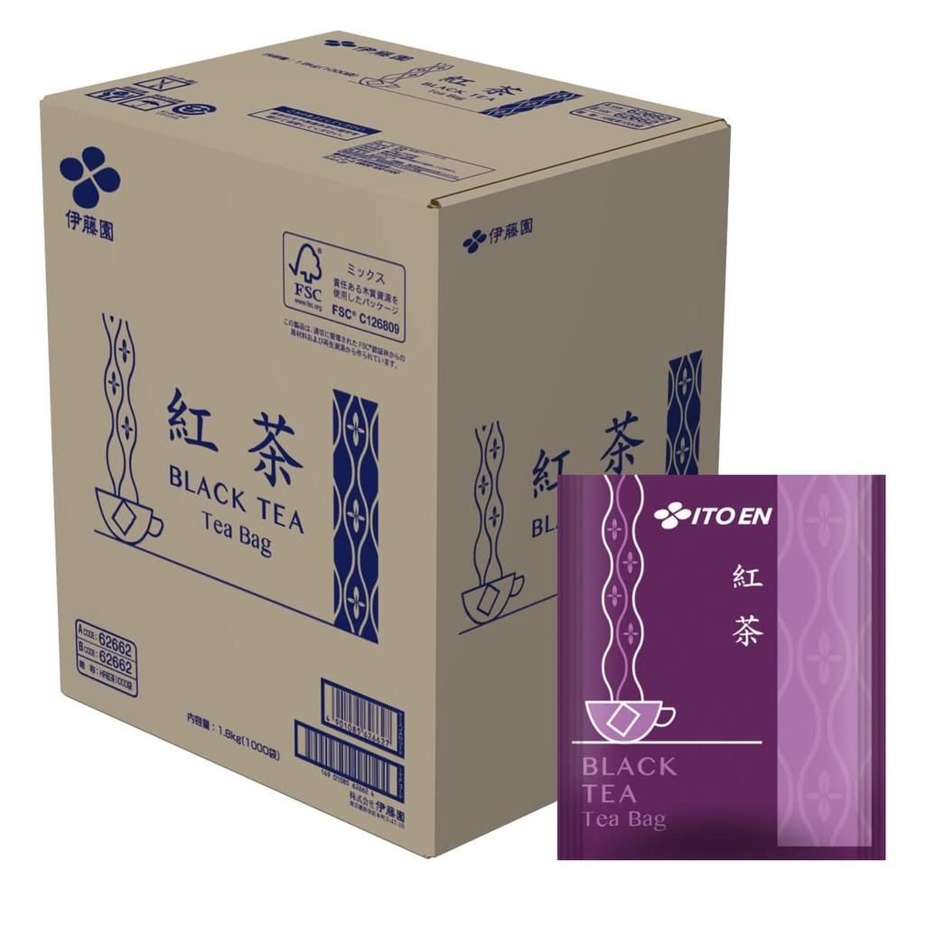Черный чай Itoen в пакетиках x 1000 пакетиков для коммерческого использования 1,8 г