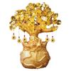 Citrine Money Bag Fortune Tree Ornament - Business Craft Gift