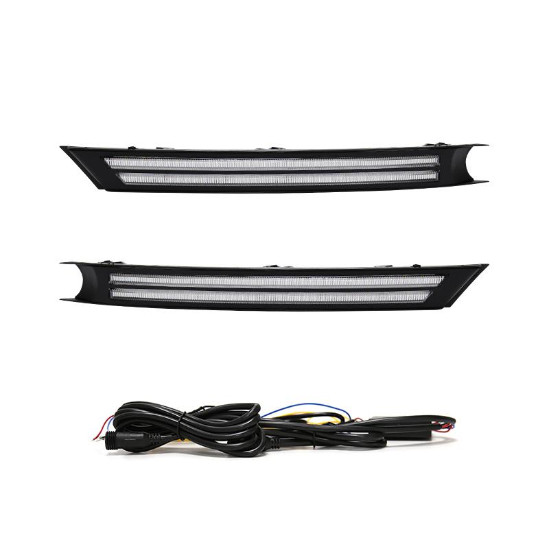 3 цвета светодиодные дневные ходовые огни для Mazda CX-5 CX5 2017 2018 2019 DRL плавные поворотные противотуманные фары водонепроницаемые