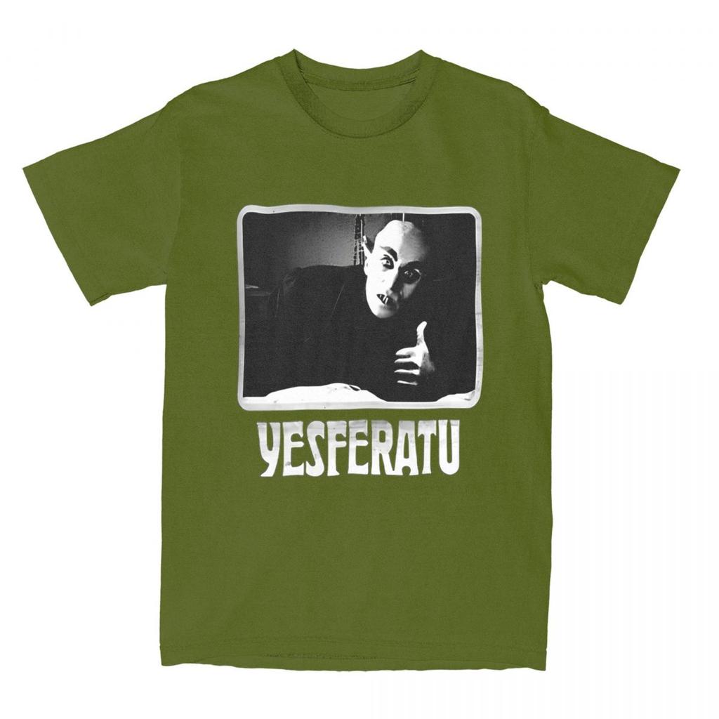Футболка Haikyuu Yesferatu Смешной Носферату Позитивный Гот Любитель Хоррора Хлопковые Футболки Рубашка для Мужчин С коротким Рукавом Топы