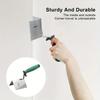 Stainless Steel Inner Corner Trowel Diatom Mud Construction Auxiliary Tools Comfortable Grip Easy To Use Putty Scraper