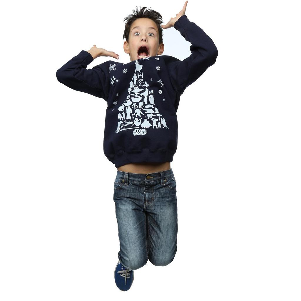 STAR WARS Boys Christmas Tree Sweatshirt