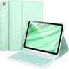Магнитная Bluetooth-клавиатура для iPad 9.7/Air 2 в защитном кожаном чехле с отсеком для стилуса