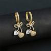 Винтажные серьги-вишенки для женщин, стильные женские серьги, серьги для свадьбы, подвески для ушей, удобные в носке для женщин
