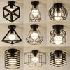 Modern Minimalist Ceiling Light for Foyer, Hallway, Corridor, Balcony, and Bedroom - Wrought Iron Design