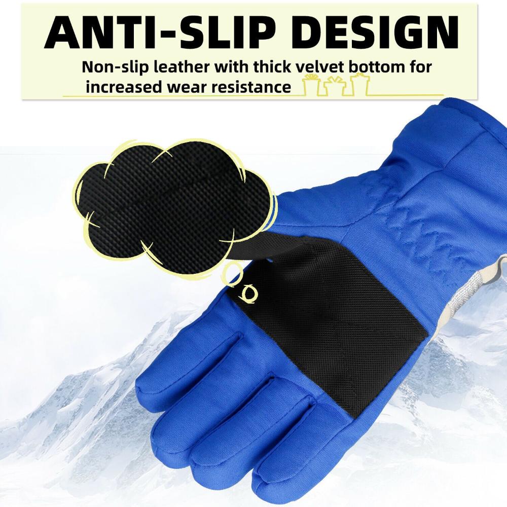 Kids Winter Must Children Ski Gloves Snow Snowboard Long-sleeved Mitten Windproof Waterproof