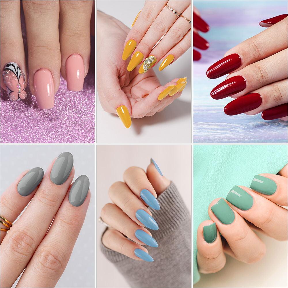 Гель-лак для ногтей PHOENIXY, 8 мл, 10 цветов, блестящий лак для гибридного маникюра, замачиваемый в салоне, домашний дизайн «сделай сам»