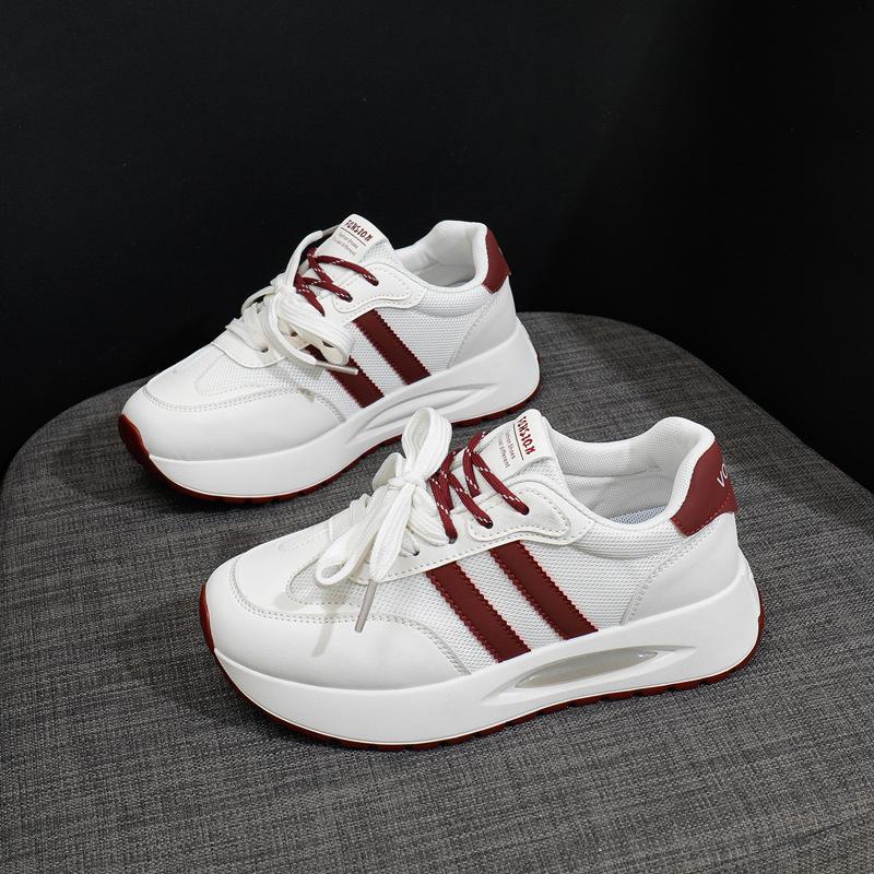 Ins корейская версия новой обуви для папы, девушка 2025 весна студент бег спортивная толстая подошва усиление повседневная обувь уличный снимок 253