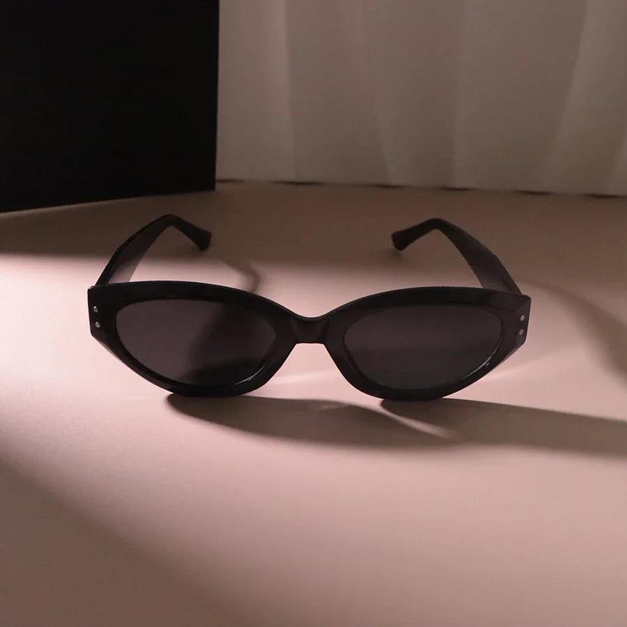 Повседневные солнцезащитные очки «кошачий глаз» для женщин и мужчин, классические солнцезащитные очки, женские, мужские, дизайнерские, в стиле ретро, модные, для улицы