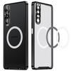 Magic Shield Magnetic Series for Sony Xperia 1 V Slim Case Anti-Drop Metal Frame Phone Case with Lens Cover Compatible with MagSafe