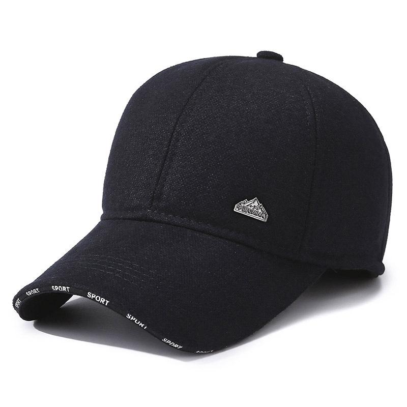 Осенне-зимняя мужская защитная бархатная бейсболка для защиты ушей среднего и пожилого возраста, ветрозащитная, морозостойкая кепка для улицы