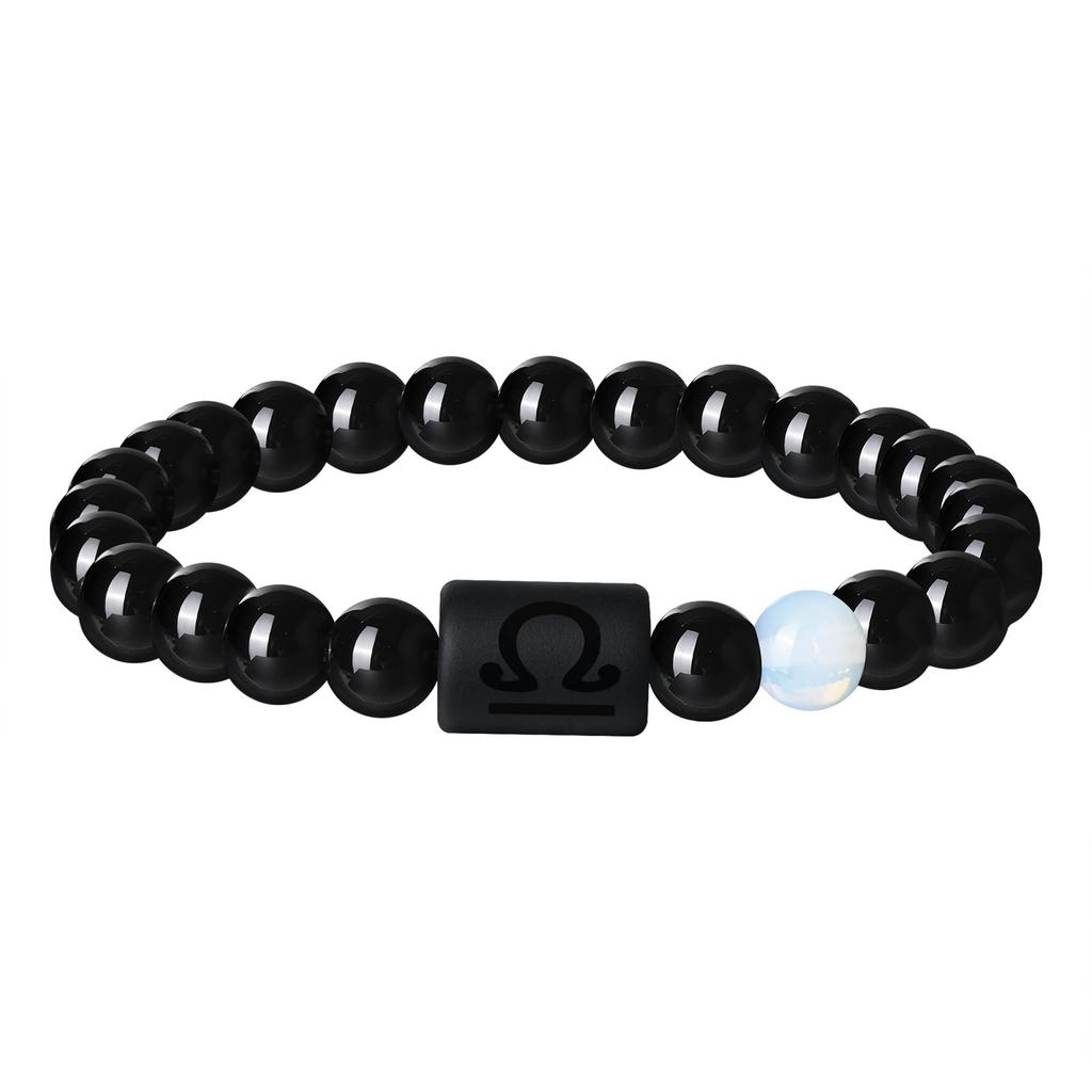 Vnox 12 Браслеты с подвесками со знаками зодиака Подарок для мужчин Папы, Двусторонний Браслет-браслет с бусинами со знаком зодиака и месяцем рождения, Подарок на День отца