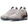 Nike Air Vapormax 2021 Flyknit Light Bone University Red Men Sneakers Cream Summit-White Black DH4085-003