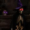 Indoor Outdoor Festive Decor 6Pcs Halloween LED Glowing Eyes with Timer And Remote, Light Up Purple for Pumpkins Skeleton Eyes, Horror DIY Masques,