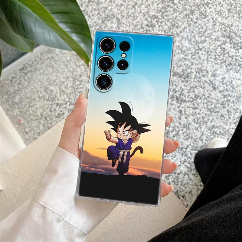 Little Goku Anime Drawings Dragons Balls Z S26 Ultra Case For Samsung Galaxy S25 S26 S24 S23 Ultra S22 Plus S21 FE Phone Cover