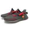Adidas Originals Yeezy Boost 350 V2 Slip Resistant Low top Casual Shoes Unisex Black Red HQ4540(Team76-)