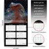 2026 Wall Calendar - Hubble Telescope Wall Calendar 2026, January 2026 - December 2026, 12" x 24" (Open), Hanging Hook, Blocks and Holidays -