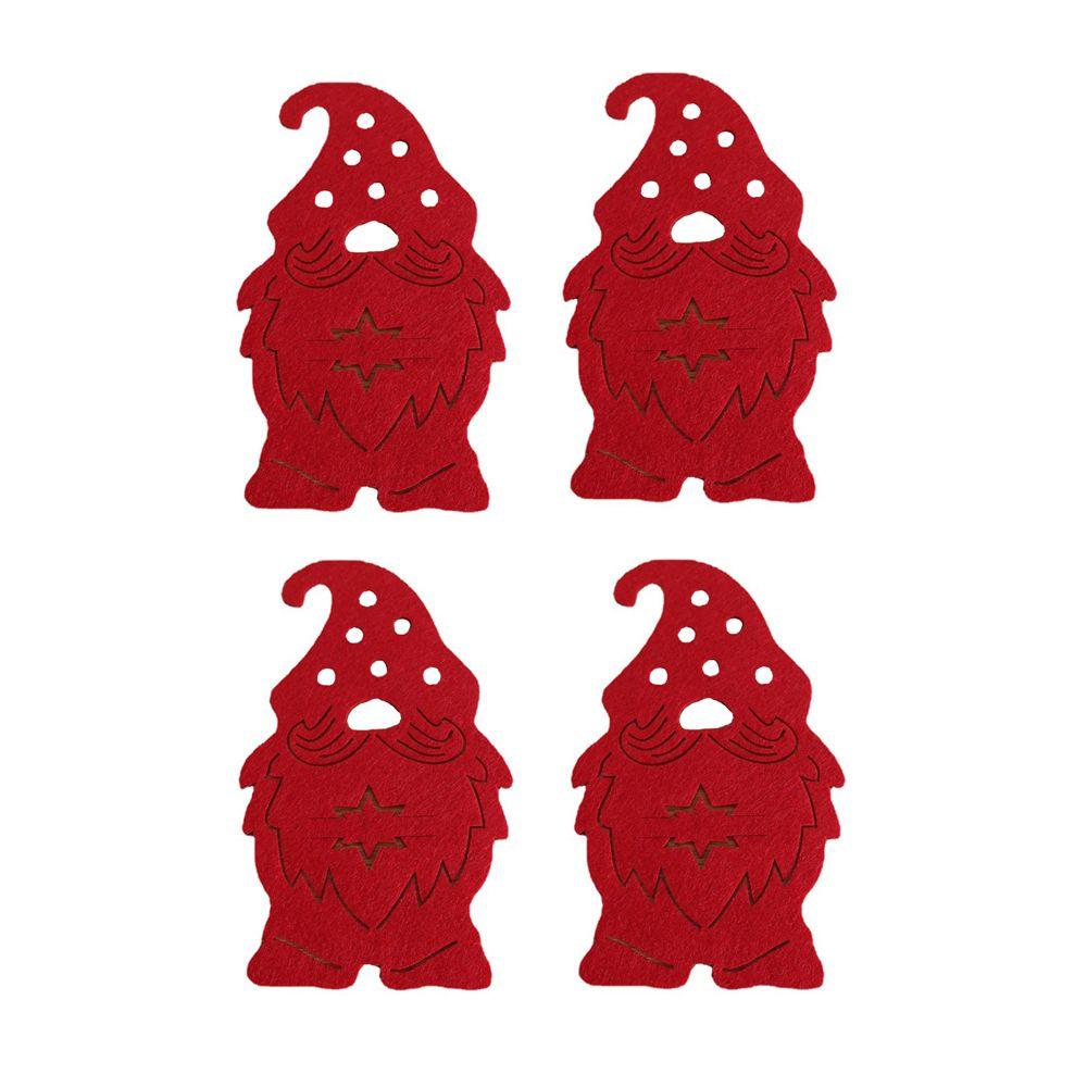 Карманная сумка для столовых приборов для рождественской елки, украшения для стола, органайзер для посуды, рождественский нож, держатель для вилки