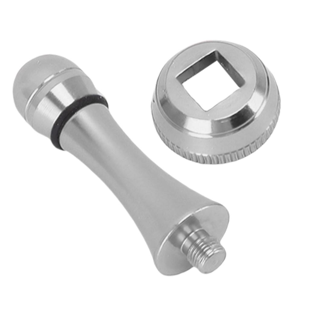 Fishing Reel Balance Rod Anti Collision Aluminum Alloy Weighted Balance Rod Fishing Accessory Silver