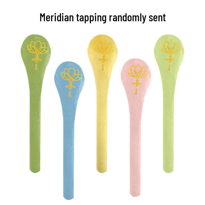 Деревянная многофункциональная меридианная массажная палка для постукивания по спине и телу