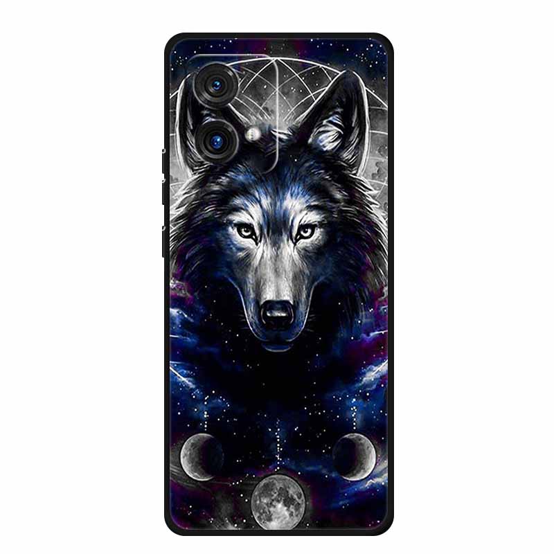 Для Motorola Moto G84 G54 5G Чехол Модный Мягкий Силиконовый Чехол из ТПУ Чехлы для Телефона для Moto G54 MotoG84 2023 Оригинальный Новый Тигр Capa