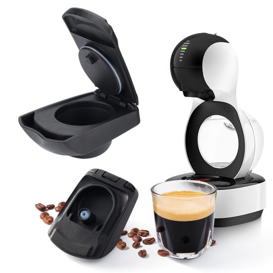 Многоразовый держатель для кофейных капсул для кофемашины Dolce Gusto DG325, многоразовые ПП капсулы-конвертеры с лотком для кофейного порошка с мелкой сеткой для молотого кофе
