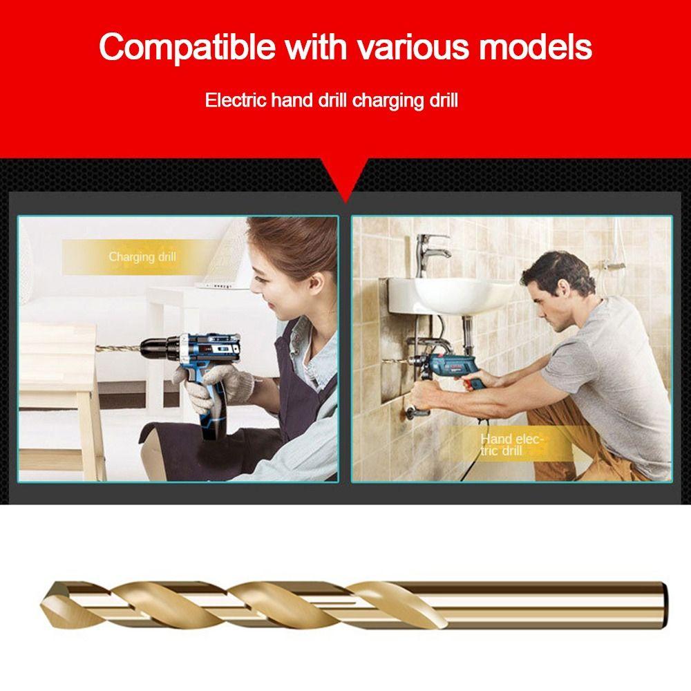 HSS6542 Drill Bit High Speed Steel Twist Drill Bit Multifunctional Twist Drill Metal