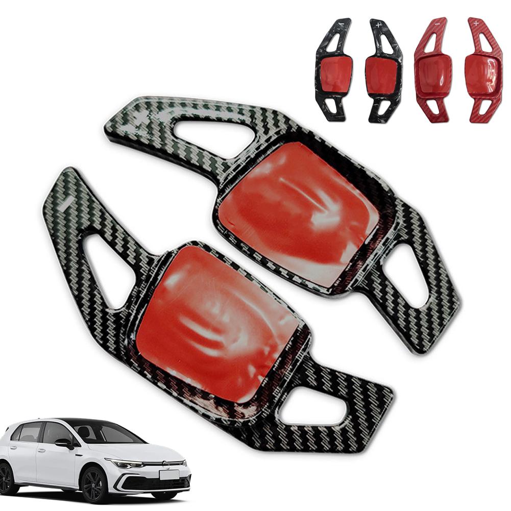 For Volkswagen VW Golf 8 Tiguan PASSAT Touareg Tharu 1 Pair Car ABS Shifter Gear Shift Paddles Steering Wheel Paddle Accessories