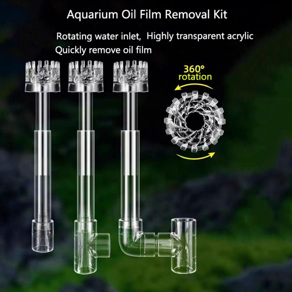 Фильтр для аквариума с поверхностным заборником Очистка воды Растения для аквариума Фильтр для аквариумного бака с растениями Аксессуары для аквариума