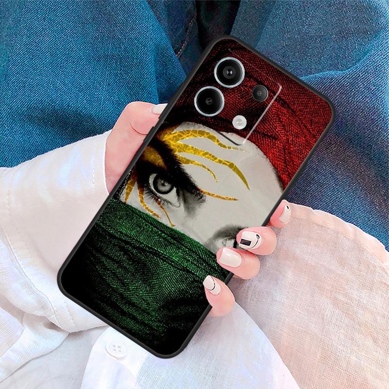 Kurdistan Flag Cover For Xiaomi Redmi Note 14 Pro 13 12 11 9 10 9S 10S 11S 12S Redmi 10C 12C 13C 14C Case