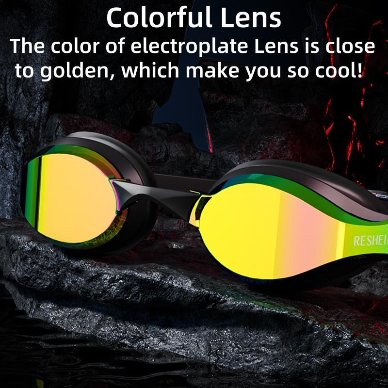 Профессиональные очки для плавания унисекс для гонок, линзы HD и очки для плавания с защитой от запотевания для взрослых