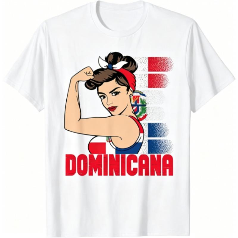 Funny Flag Women Pattern Print Men's T-shirt Summer Men's and Women's Casual Fashion Tops Men's Short Sleeve T-shirt Oversize Clothing