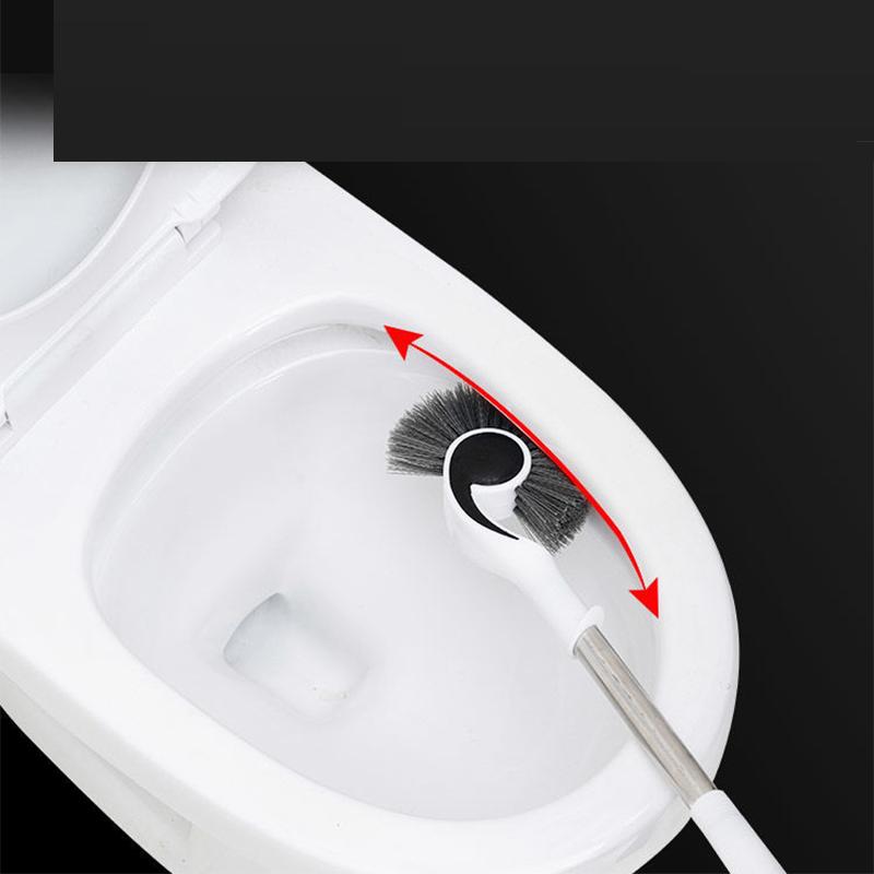 Набор туалетных ершиков Туалетная щетка Многофункциональная чистящая щетка для удаления мертвых пятен для мытья Туалетная щетка с длинной ручкой и основанием